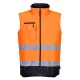Portwest S267 Hi-Vis kéttónusú mellény Narancs/Navy - XL