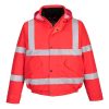 Portwest S463 Hi-Vis bomber dzseki Piros - L