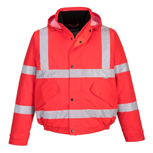 Portwest S463 Hi-Vis bomber dzseki Piros - L