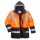 Portwest S467 Hi-Vis Kéttónusú Traffic kabát Narancs/Fekete - 3XL