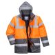 Portwest S467 Hi-Vis Kéttónusú Traffic kabát Narancs/Szürke - L