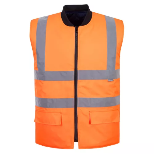 Portwest S469 Hi-Vis kifordítható mellény Narancs - L