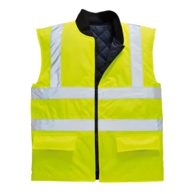 Portwest S469 Hi-Vis kifordítható mellény Sárga - 4XL