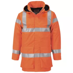   Portwest S774 Bizflame Rain Hi-Vis Multi Lite kabát Narancs - 3XL
