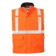 Portwest S776 Bizflame Rain Hi-Vis antisztatikus FR lángálló mellény Narancs - XL