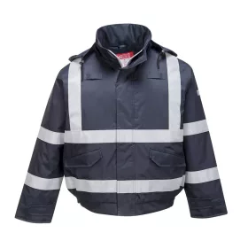   Portwest S783 Bizflame Rain FR Multi Protection bomber kabát Navy - 5XL