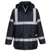 Portwest S785 Bizflame Rain antisztatikus lángálló esőkabát Navy - S