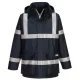 Portwest S785 Bizflame Rain antisztatikus lángálló esőkabát Navy - L