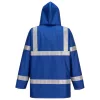 Portwest S785 Bizflame Rain antisztatikus lángálló esőkabát Royal kék - S