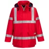 Portwest S785 Bizflame Rain antisztatikus lángálló esőkabát Piros - 3XL
