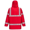 Portwest S785 Bizflame Rain antisztatikus lángálló esőkabát Piros - 3XL