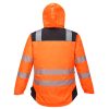 Portwest T400 PW3 Hi-Vis télikabát Narancs/Fekete - M