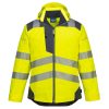 Portwest T400 PW3 Hi-Vis télikabát Sárga/Szürke - L