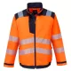 Portwest T500 PW3 Hi-Vis kabát Narancs/Navy - S