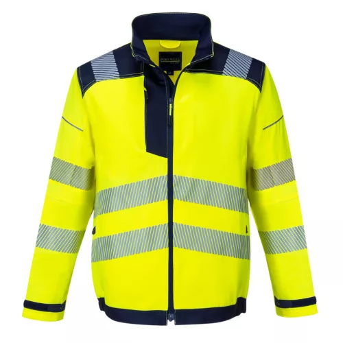 Portwest T500 PW3 Hi-Vis kabát Sárga/Navy - S