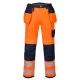 Portwest T501 PW3 Hi-Vis Holster nadrág Narancs/Navy - 28