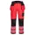Portwest T501 PW3 Hi-Vis Holster nadrág Piros/Fekete - 28