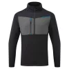 Portwest T755 WX3 félzippzáras polár Fekete - 3XL