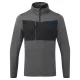 Portwest T755 WX3 félzippzáras polár Mole szürke - 3XL
