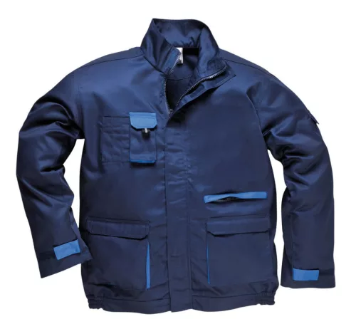 Portwest TX10 Texo Contrast munkakabát Navy - 4XL