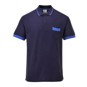 Portwest TX20 Texo Contrast pólóing Navy - L