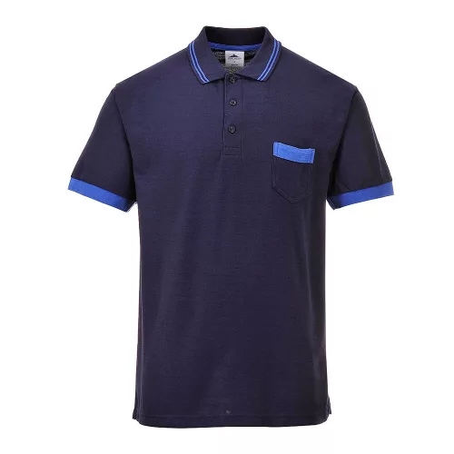 Portwest TX20 Texo Contrast pólóing Navy - L