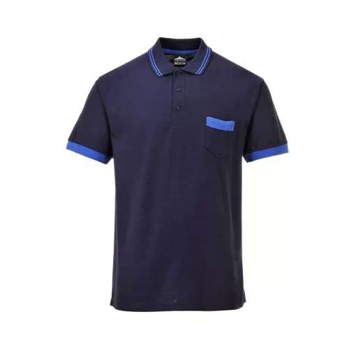 Portwest TX20 Texo Contrast pólóing Navy - XL