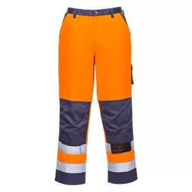 Portwest TX51 Lyon Hi-Vis nadrág Narancs/Navy - 3XL