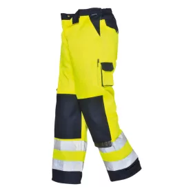 Portwest TX51 Lyon Hi-Vis nadrág Sárga/Navy - S