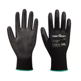  Portwest VB120 PU tenyérmártott kesztyű (288 pár) Fekete - XL