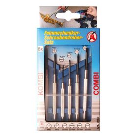 Órás-csavarhúzó készlet 6 részes