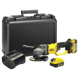  Stanley Fatmax akkus sarokcsiszoló SFMCG400M2K-QW 18V 2x 4,0Ah, 125 mm