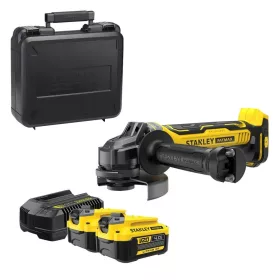   Stanley Fatmax akkus sarokcsiszoló SFMCG700M2K-QW 18V 2x 4,0Ah, 125 mm