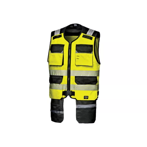 Sir Safety System RUSH jól láthatósági mellény sárga/fekete S