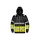 Sir Safety System Hi-Vis Contrast kapucnis melegítőfelső fekete/sárga 4XL