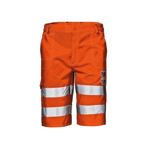 Sir Safety System MISTRAL jól láthatósági bermuda narancs 54