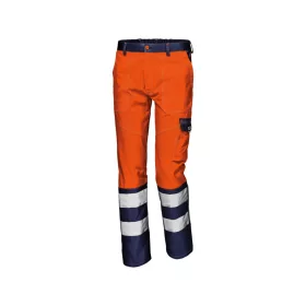   Sir Safety System MISTRAL jól láthatósági nadrág narancs/kék 40