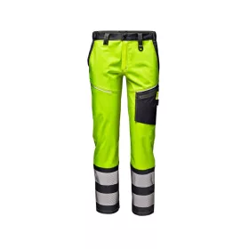   Sir Safety System MISTRAL stretch jól láthatósági nadrág sárga/szürke 40