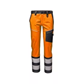   Sir Safety System MISTRAL stretch jól láthatósági nadrág narancs/szürke 40