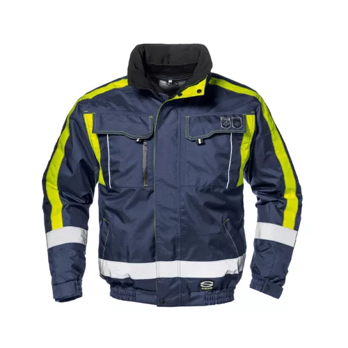 Sir Safety System Contender 4in1 téli kabát kék/sárga S