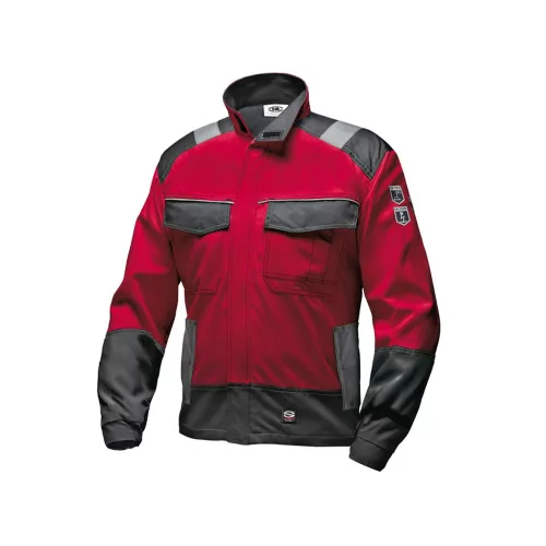 Sir Safety System Polytech Plus multifunkcionális kabát piros/szürke 56