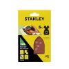 Stanley csiszolópapír rezgőcsiszolóhoz 135x95 P120, 5db/cs