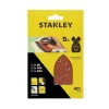 Stanley csiszolópapír készlet rezgőcsiszolóhoz 135x95 P80-240, 5 részes