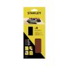 Stanley csiszolópapír készlet rezgőcsiszolóra 93x230mm P40-P200, 5db/cs
