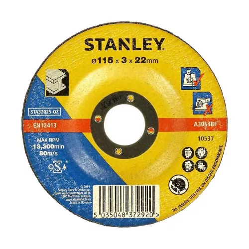 Stanley fémvágó korong, süllyesztett 115x3,2x22,2mm