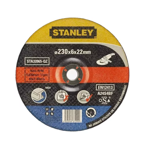 Stanley fémtisztító korong, süllyesztett 230x6x22,2mm