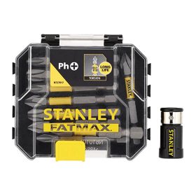   Stanley SFM 10 részes 50mm Torsion PH bit készlet + mágneses csavarrögzítő
