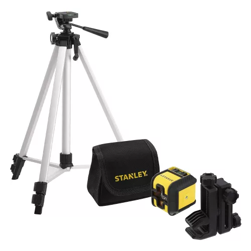 Stanley cubix lézer szett tripoddal, zöld