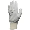 Bőrkesztyű, szürke színkecske, artériavédő,színbőr kézhát 8