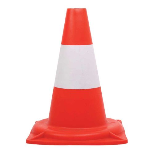 Közúti jelzőbója piros/fehér 30cm